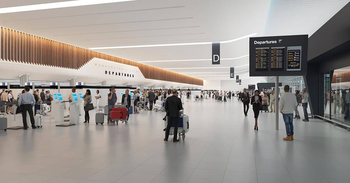 Renovations are underway at Manchester Airport to accommodate long-haul flights. Image credit: Manchester Airport