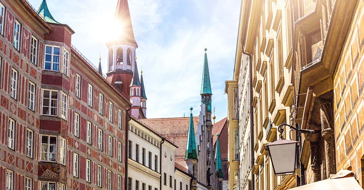 Wander through Munich's Altstadt to admire each building's architectural designs. Image credit: querbeet/iStock
