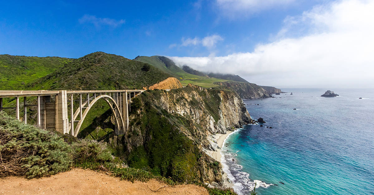 Driving along the Californian coastline is the perfect way to spend the day. Image credit: Spondylolithesis/iStock