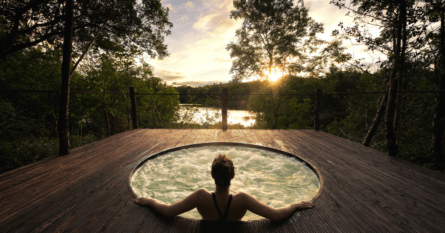indulge in the spa at Finn Lough's secluded UK location. Image credit: Finn Lough
