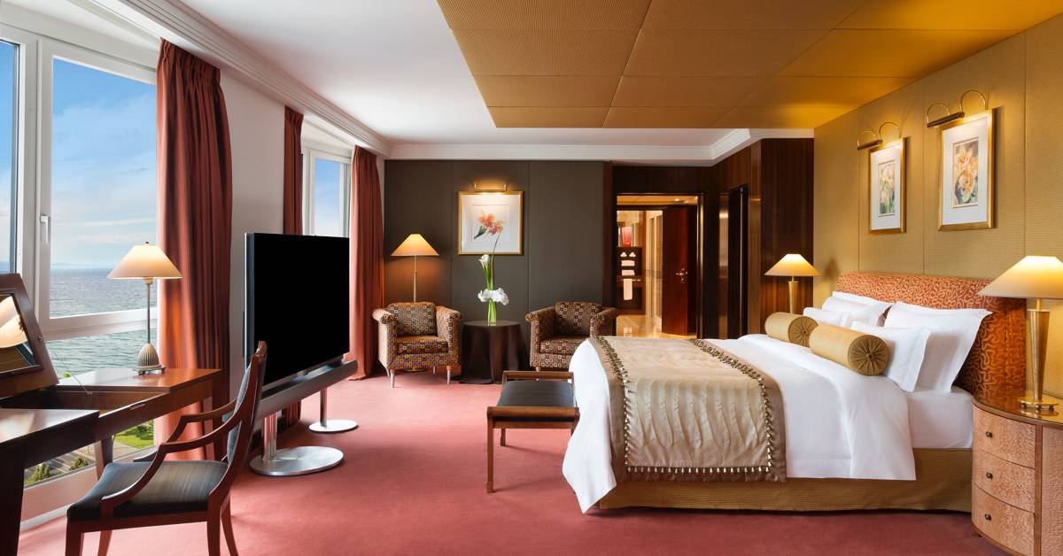 The Royal Penthouse Suite at Hotel President Wilson. Image credit: Hotel President Wilson