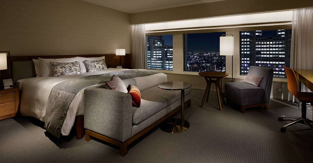 The Club Room King suite at Keio Plaza Hotel. Image credit: Keio Plaza Hotel