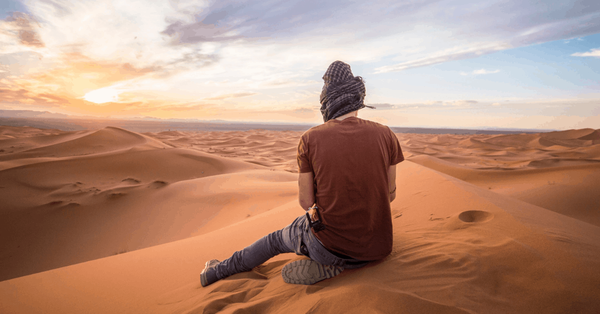 Explore the desert landscape on a creative holiday. Image credit: Andrea Zangrilli