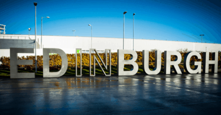 Make the most of your stopover at Edinburgh Airport. Image credit: LanceB/iStock