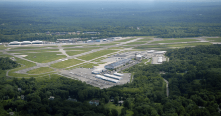 Westchester County Airport aerial view. Image credit: cmarcus/iStock