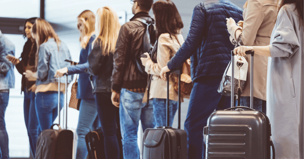 Don't wait in line to board. Image credit: izusek/iStock