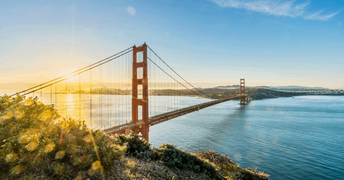 The Golden Gate Bridge. Image credit: iStock