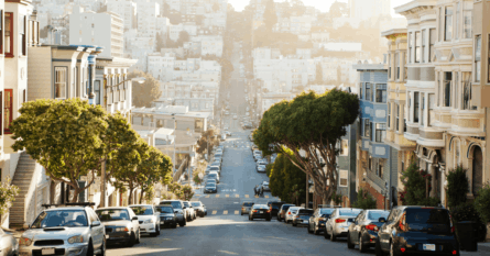 Beat a personal best on one of the many hills in San Francisco. Image credit: ibsky/iStock