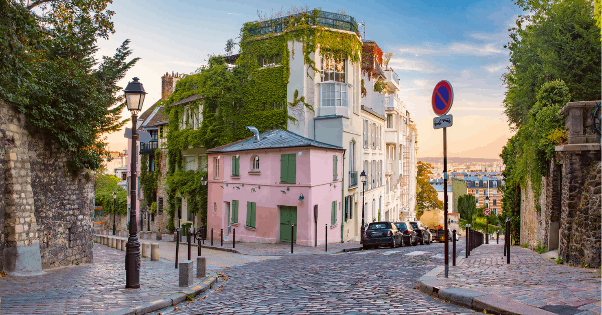 Montmartre sits on the top of a small hill in the 18th Arrondissement. Image credit: KavalenkavaVolha/iStock