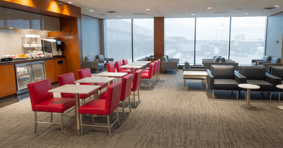 The Air Canada Maple Leaf lounge at Newark Airport. Image credit: Air Canada