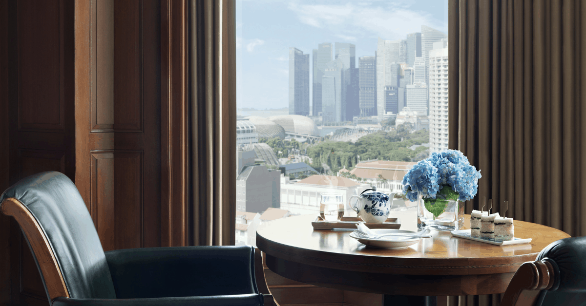 A meeting room with a view. Image credit: InterContinental Singapore