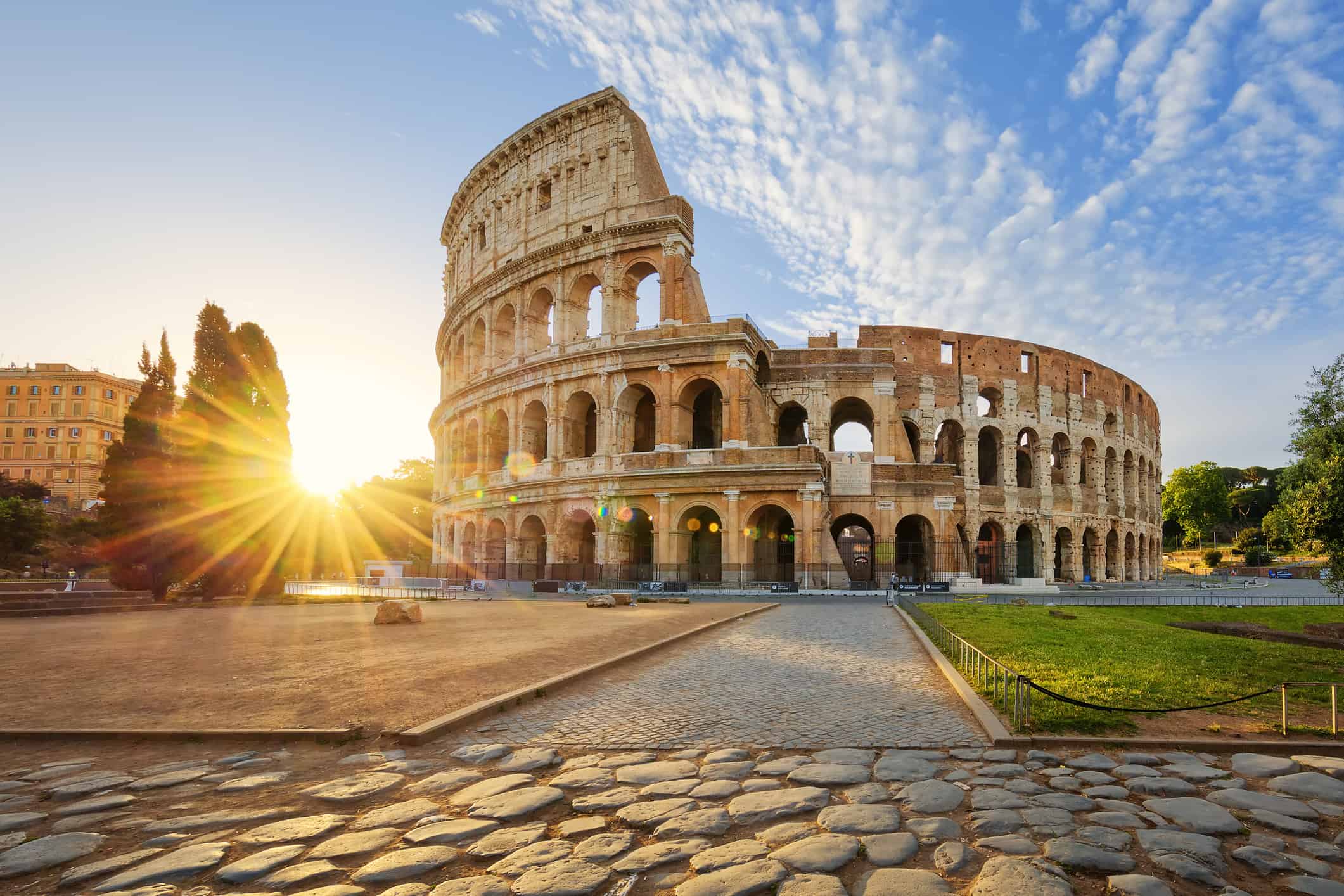 View of Colosseum in Rome. Image credit: vwalakte/iStock
