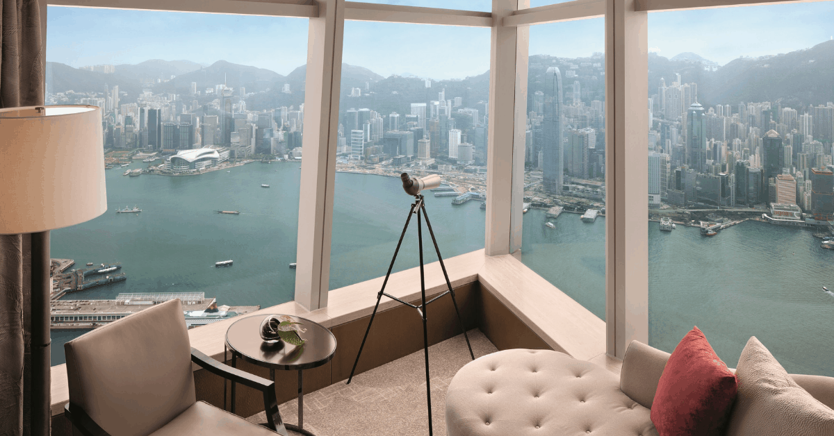 The Ritz-Carlton, Hong Kong Deluxe Victoria Harbour Suite. Image credit: The Ritz-Carlton, Hong Kong