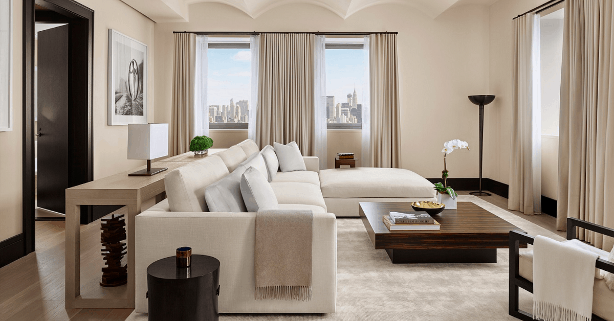 The New York EDITION penthouse suite. Image credit: The New York EDITION