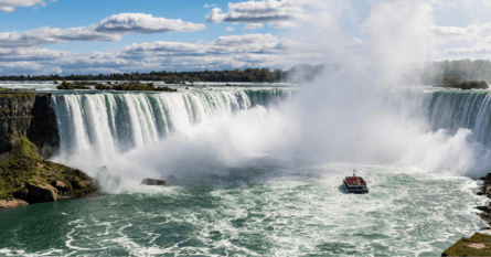 Get up close and personal at the Niagara Falls. Image credit: kris1138/iStock