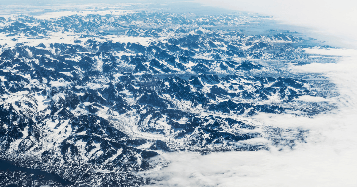 An aerial view of Greenland. Image credit: B&M Noskowski/iStock
