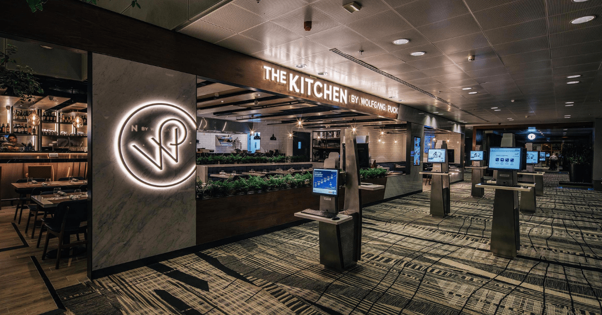 The Kitchen by Wolfgang Puck at Singapore Changi Airport. Image credit: The Kitchen by Wolfgang Puck
