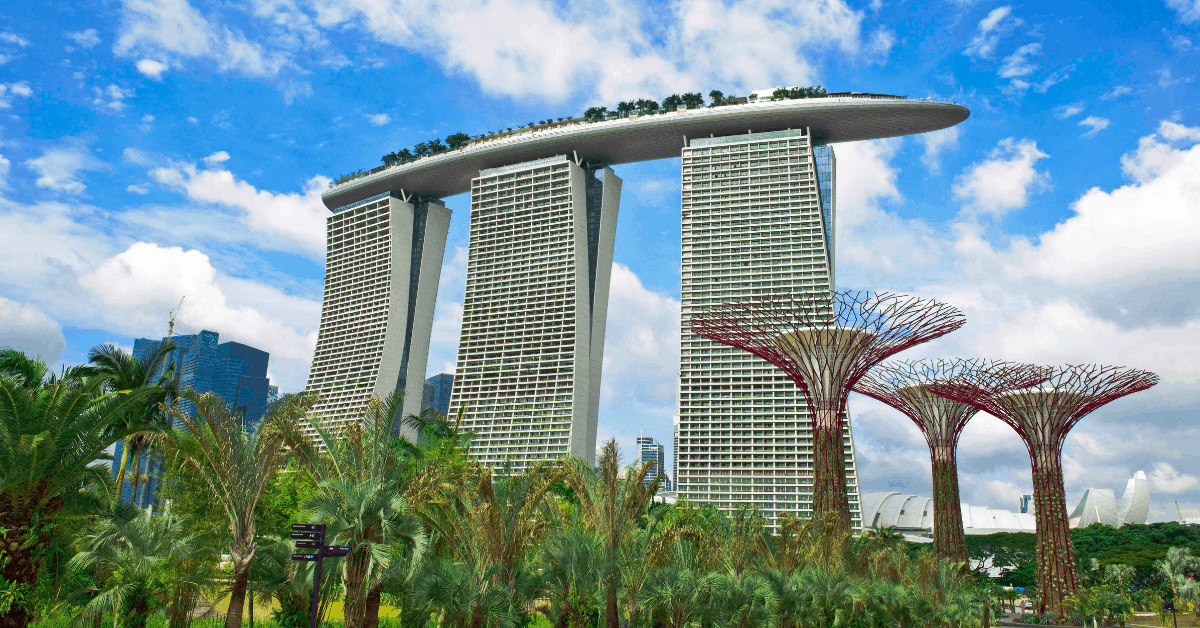 Marina Bay Sands which stand high providing the best hotel view. Image credit: Marina Bay Sands