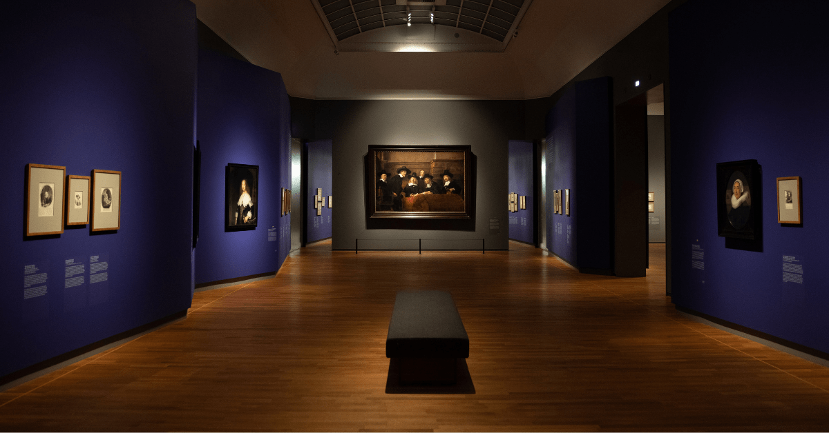 The exhibition space at Rijksmuseum. Image credit: Rijksmuseum