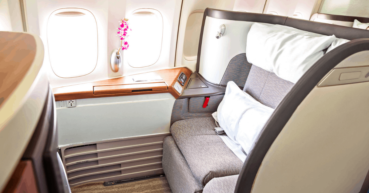 First-class travel can be extravagant. Image credit: JodiJacobson/iStock