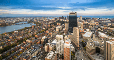 An aerial view of Boston. Image credit: HaizhanZheng/iStock