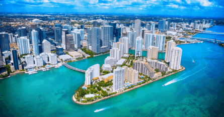 Aerial View of Downtown Miami. Image credit: Art Wager/iStock