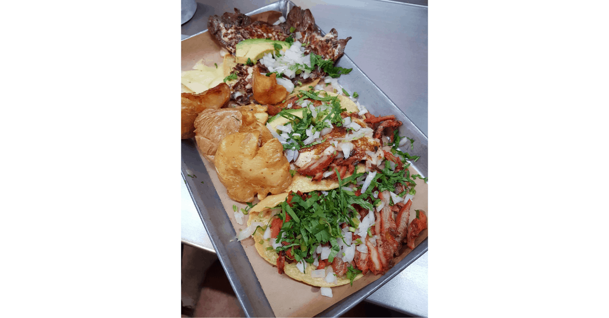 Tacos with traditional fillings. Image credit: Grace Catherine