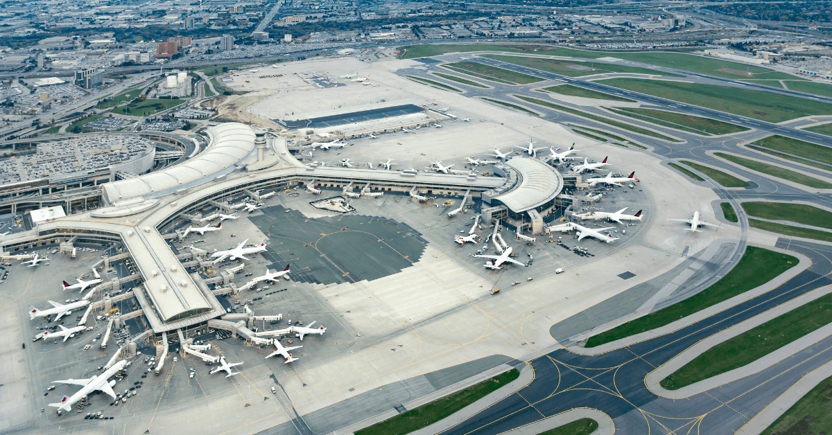 Aerial view of Pearson International Airport. Image credit: Greater Toronto Airports Authority 