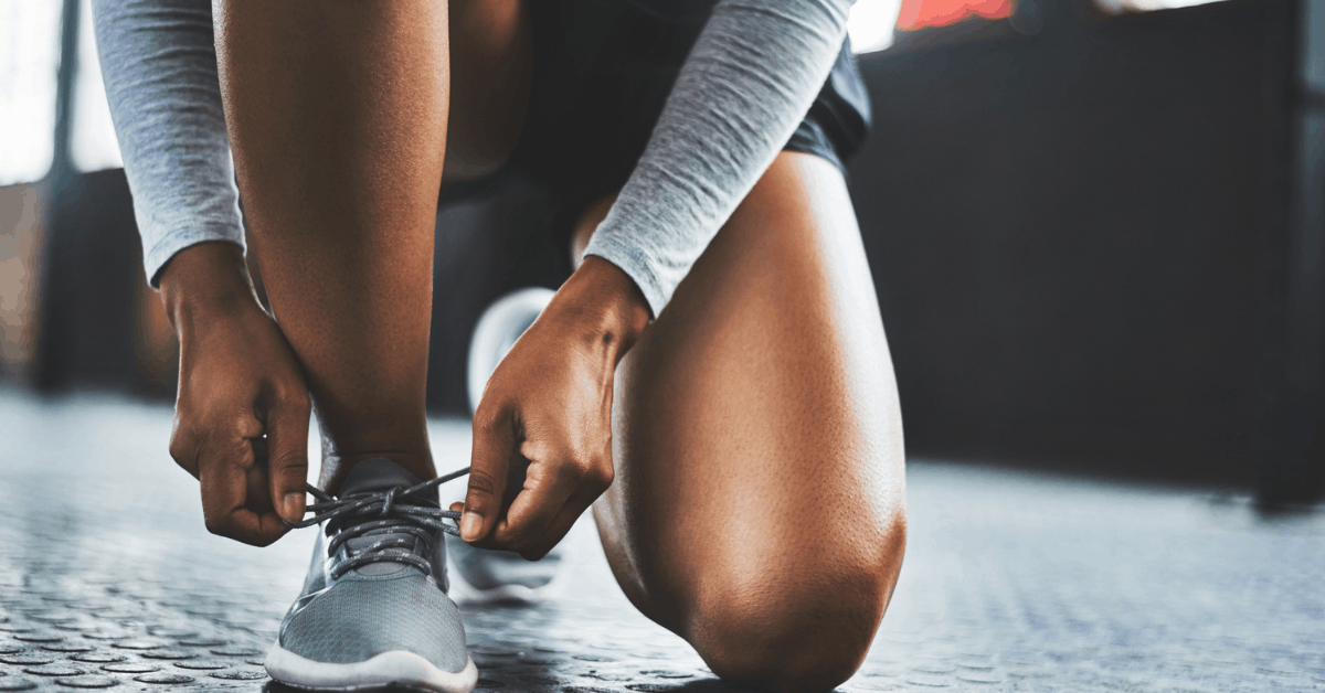 Lace up for a workout in-between flights. Image credit: PeopleImages/iStock