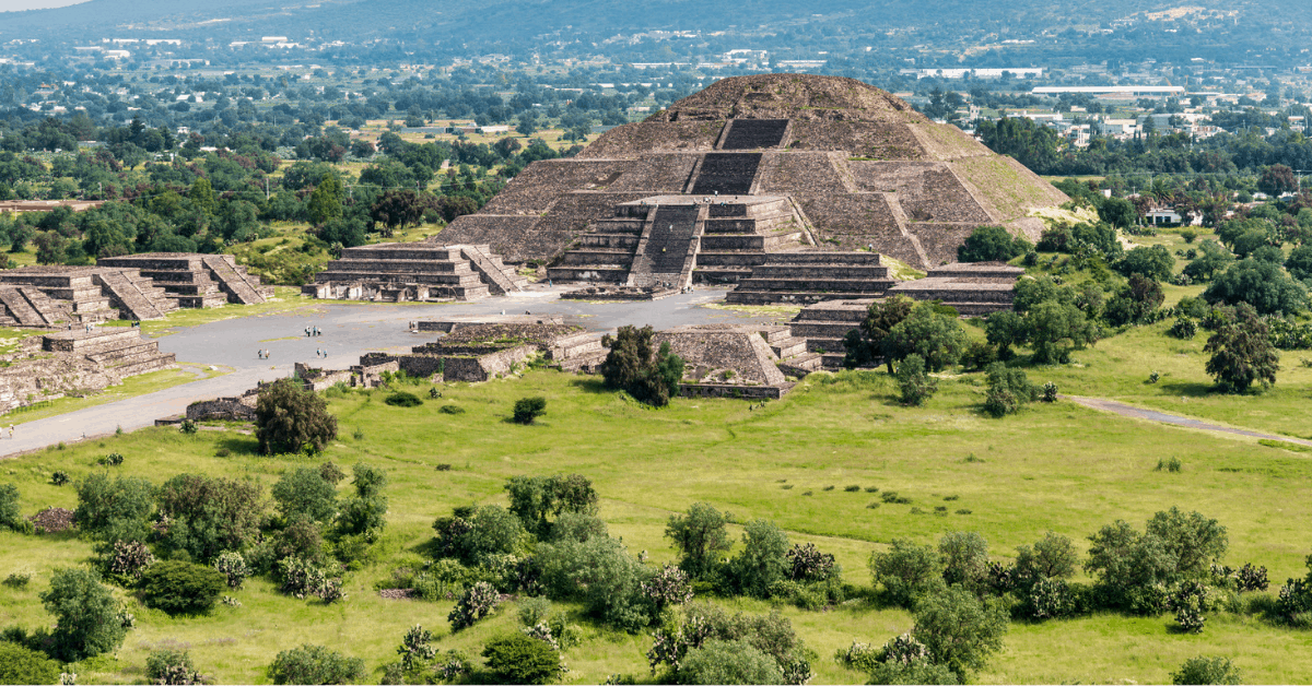 Ancient Teotihuacan pyramids and ruins in Mexico City. Image credit: Starcevic/iStock