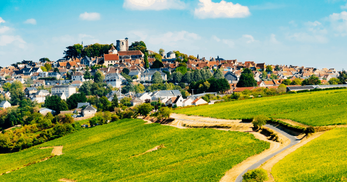 Sancerre village, Loire Valley, one of the best chateau hotels in France. Image credit: lucentius/iStock