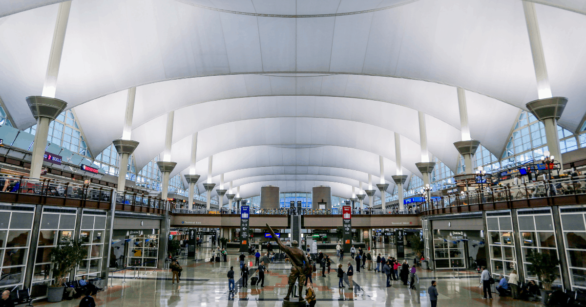 DEN interior. Image credit: Denver International Airport