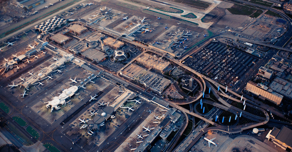 Aerial view of Los Angeles International Airport (LAX). Image credit: aottke/iStock