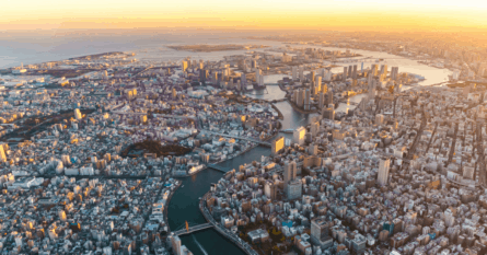 Aerial of Tokyo city. Image credit: ansonmiao/iStock