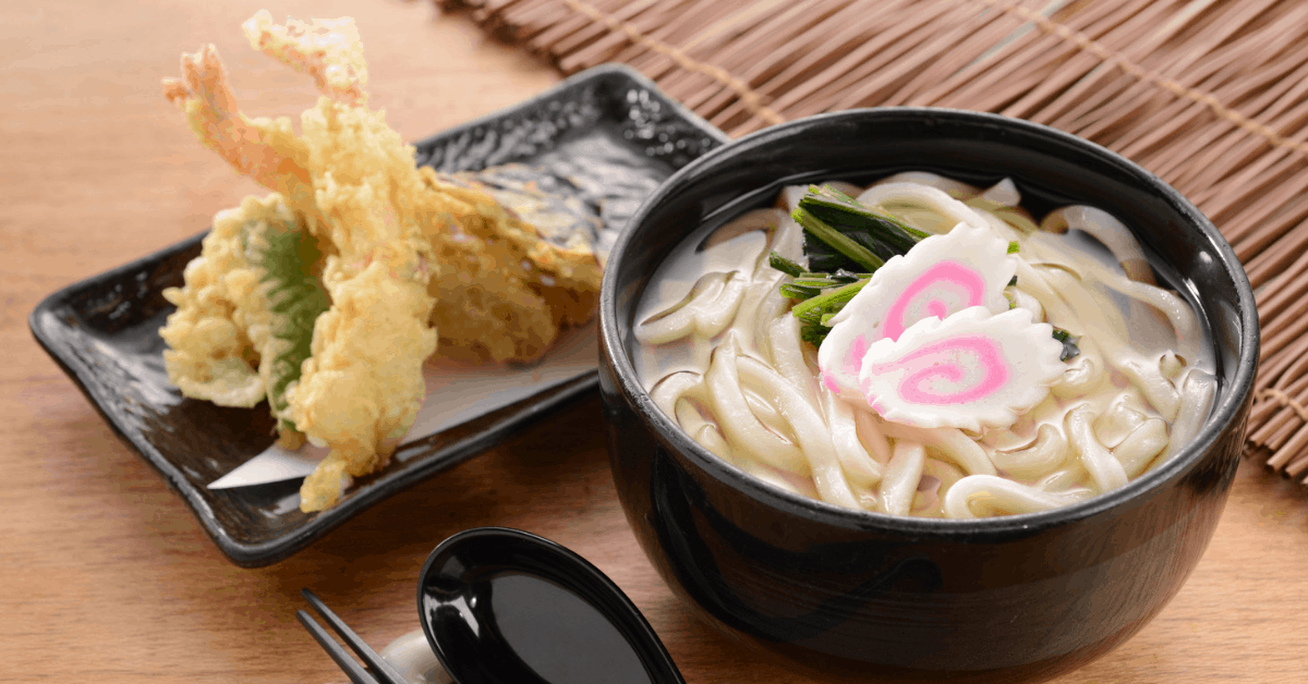 Udon noodles and tempura abounds across the restaurants at Narita Airport. Image credit: zzcapture/iStock