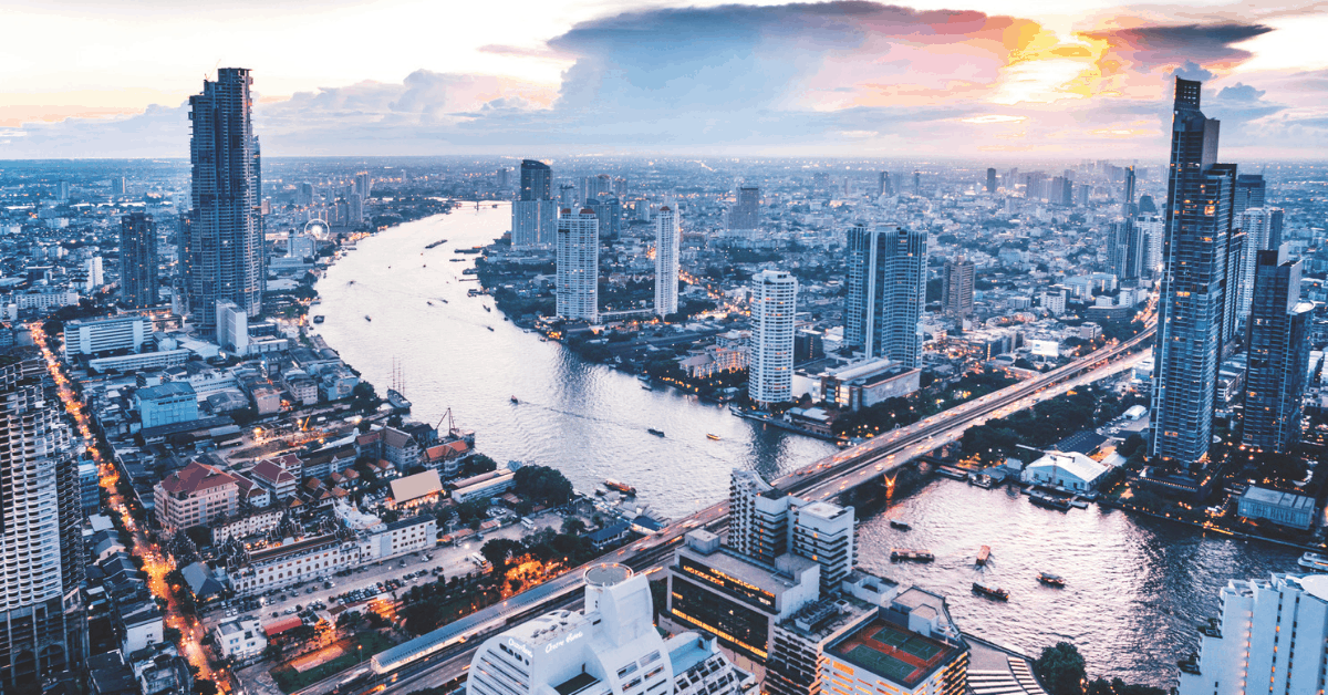 Bangkok is a vibrant city to visit and work from. Image credit: Nikada/iStock