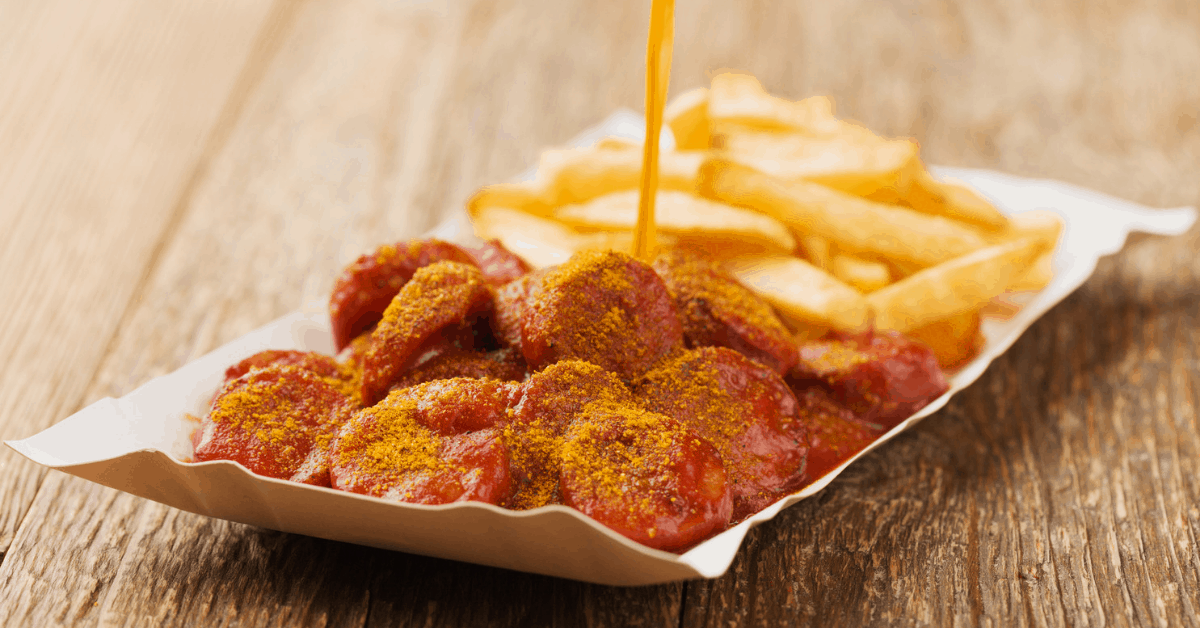 Enjoy traditional German fare with the humble currywurst. Image credit: gkrphoto/iStock