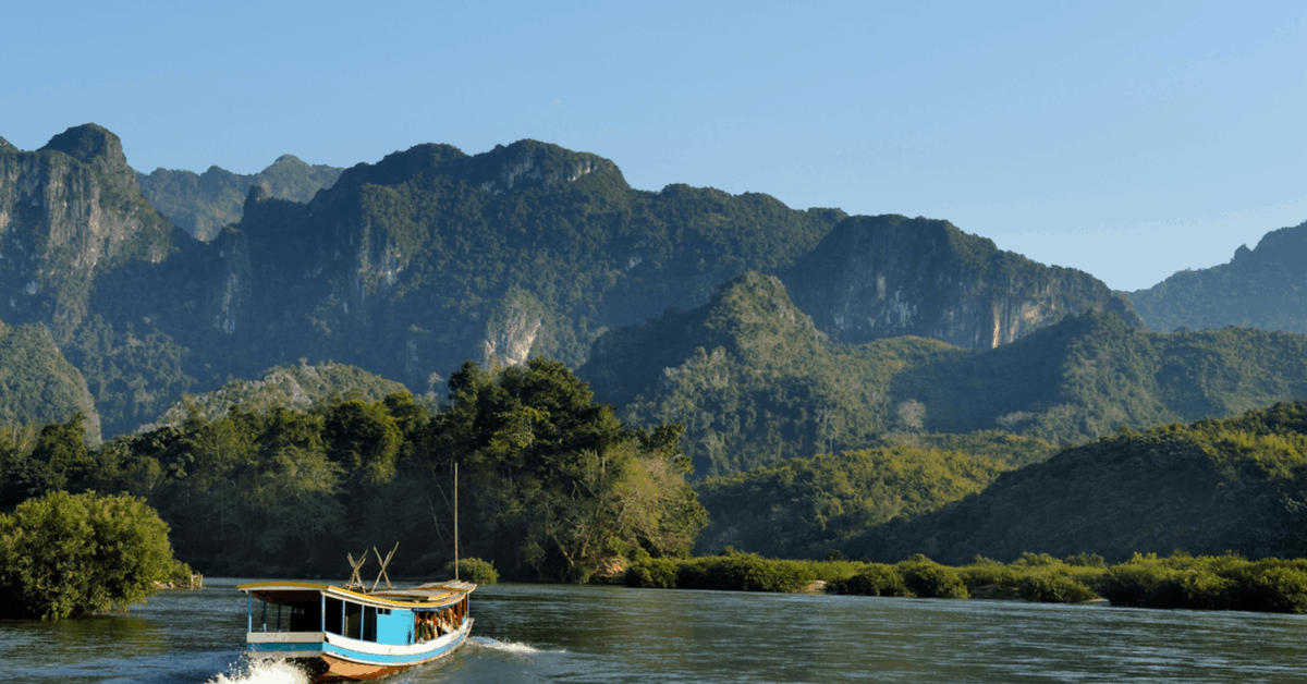 A boat floats down the Mekong. Image credit: jacus/iStock