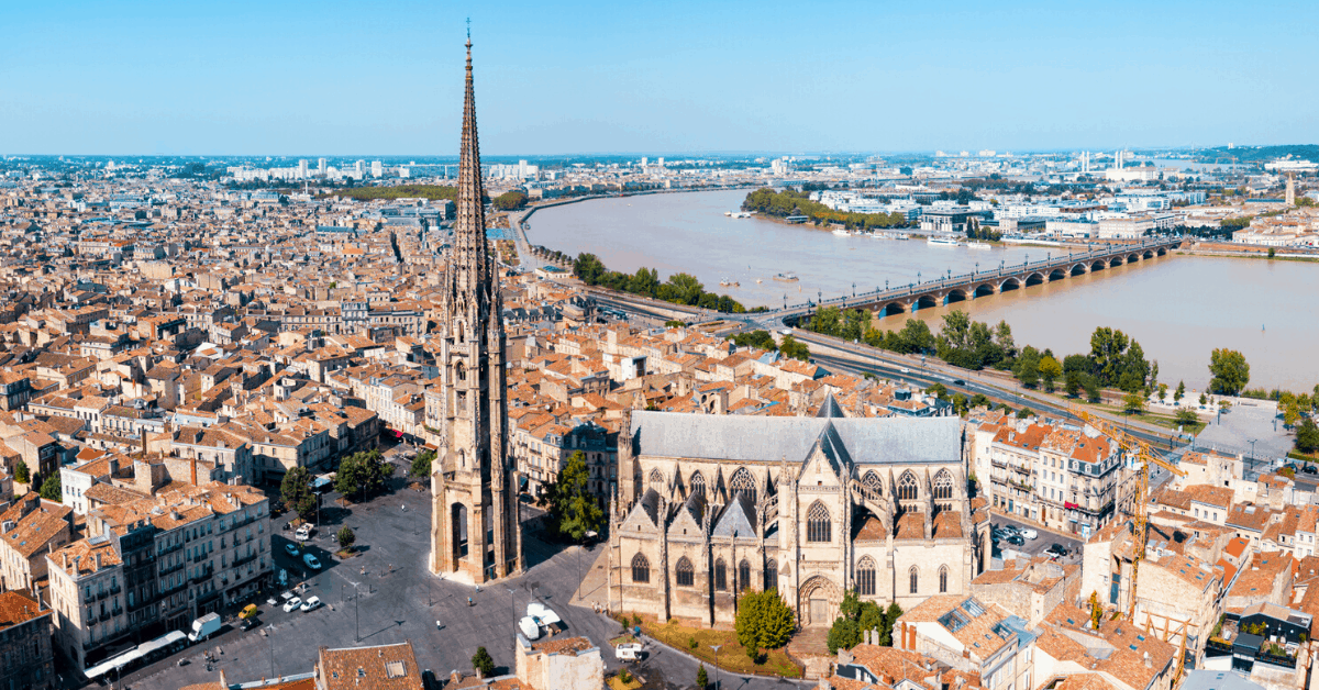 Aerial view of Bordeaux. Image credit: saiko3p/iStock