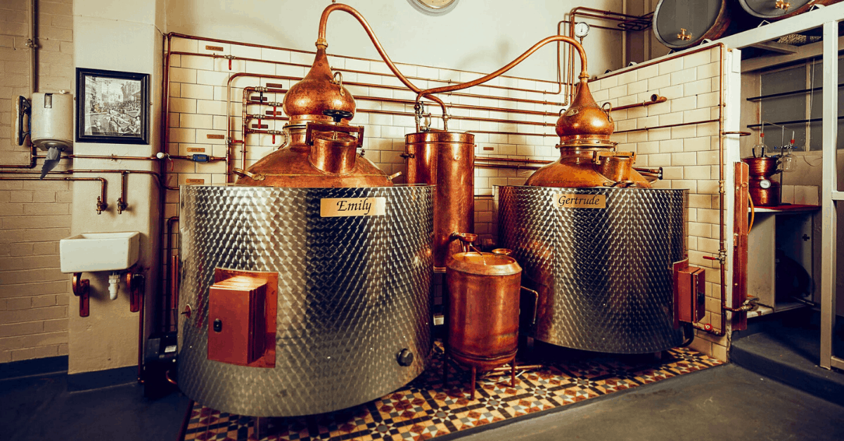 Inside the Pickering Gin distillery. Image credit: Pickering Gin Distillery