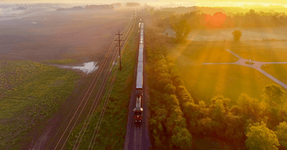 A train journey through U.S. Image credit: JamesBrey/iStock