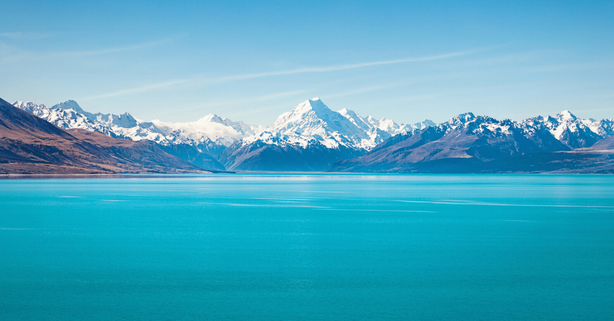 Tekapo Lake with Aoraki Mount Cook in the background. Image credit: Mlenny/iStock
