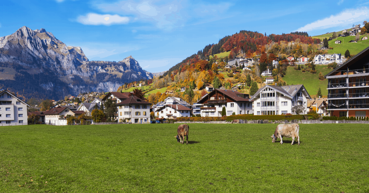 The town of Engelberg in Switzerland. Image credit: Denis Linine/iStock