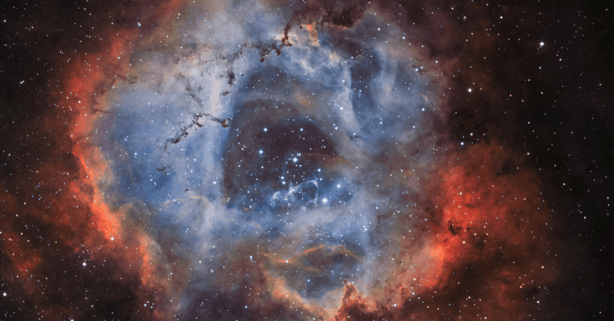 Explore the wonders of space with an online course. Pictured: The Rosette Nebula.. Image credit: blackphobos/iStock