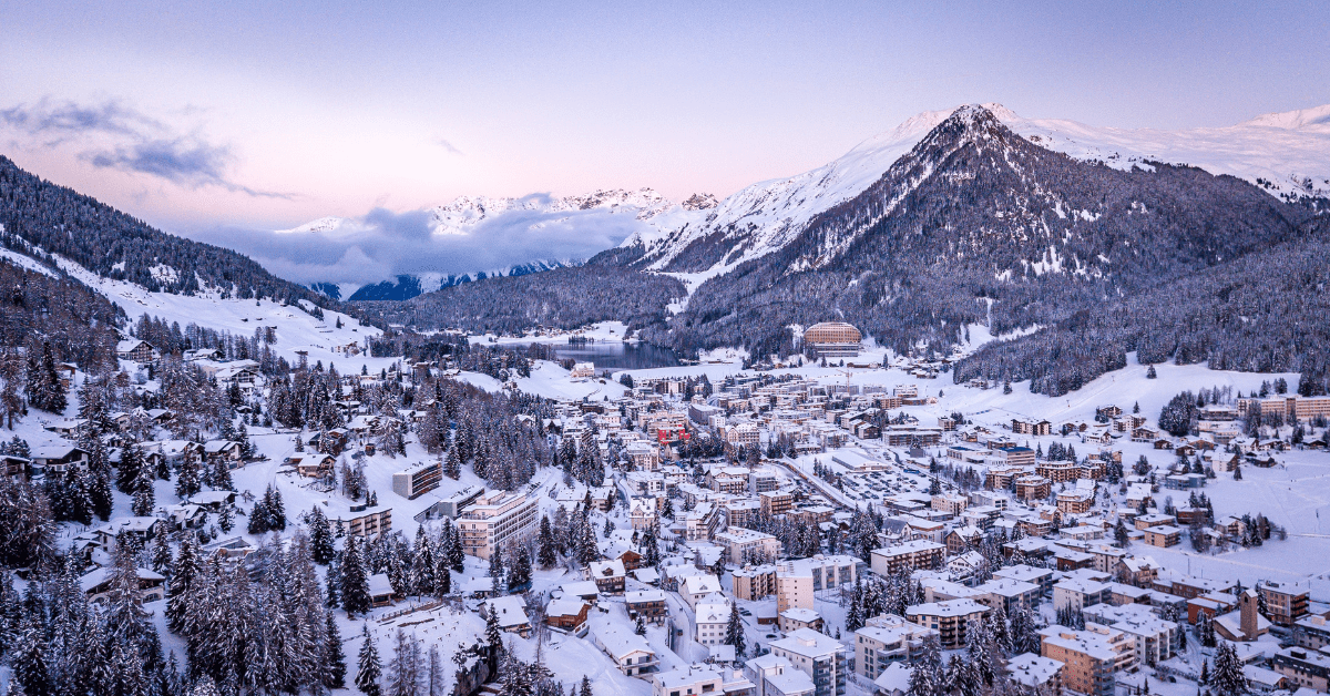 The quaint town of Davos. Image credit: Damian Markutt/Unsplash