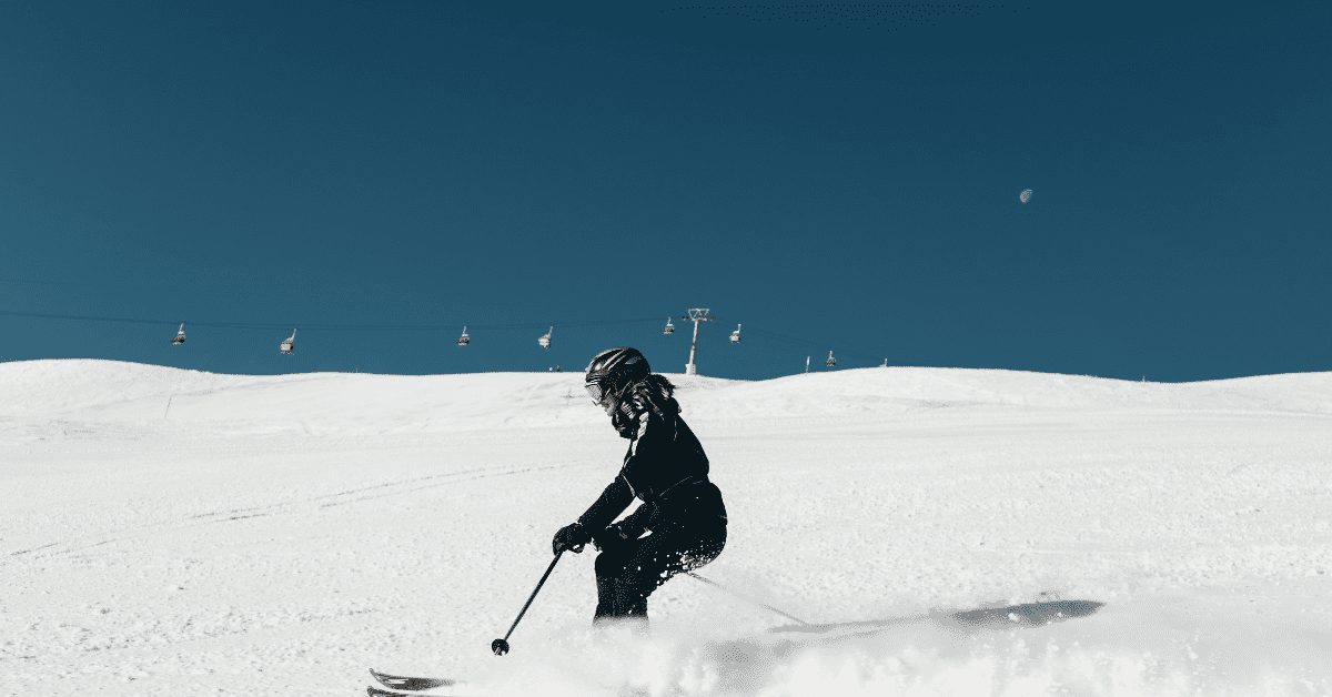 A skier at St. Moritz. Image credit: Valentin B. Kremer/Unsplash