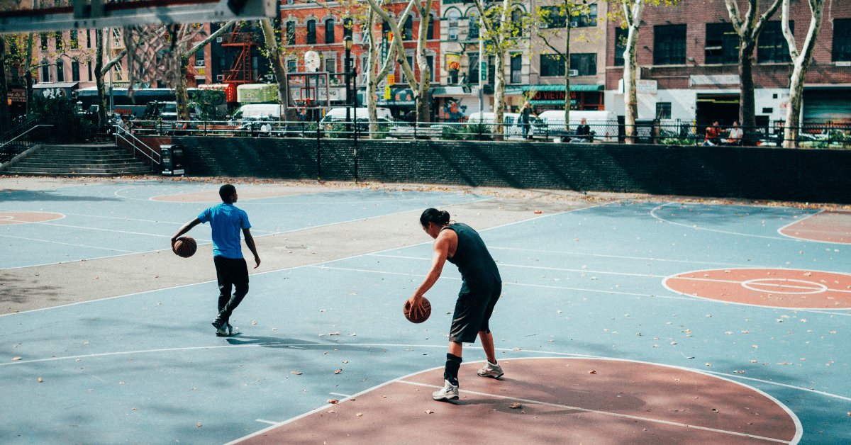 Basketballers in Chinatown, NYC. Image credit: Nathalia Segato/Unsplash