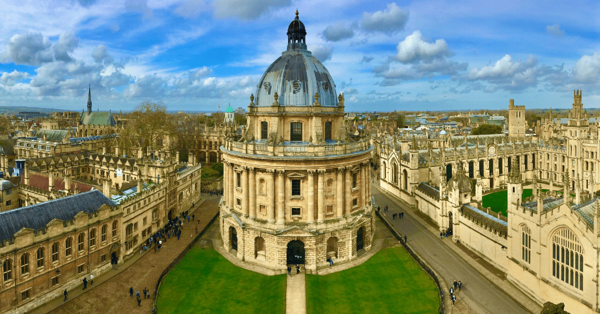 Radcliffe Camera, a library at the University of Oxford.
