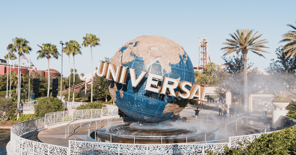 A view of Orlando Universal Studios