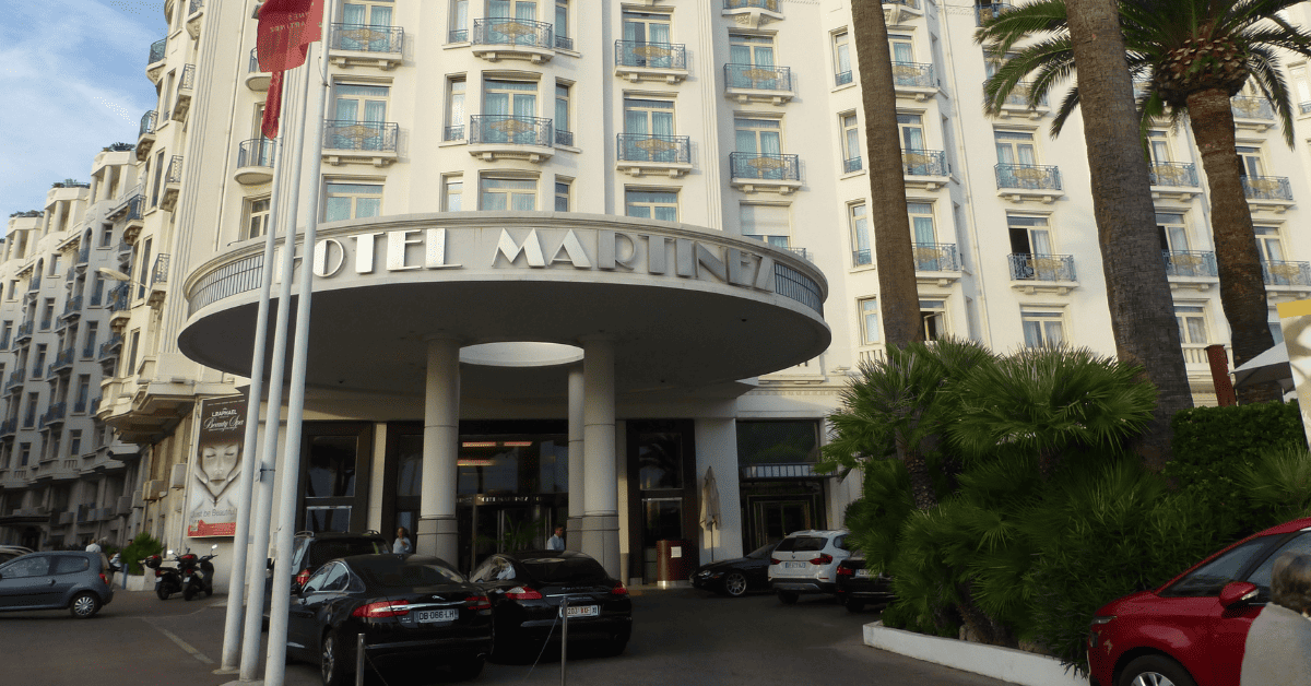 Hotel Martinez Entrance